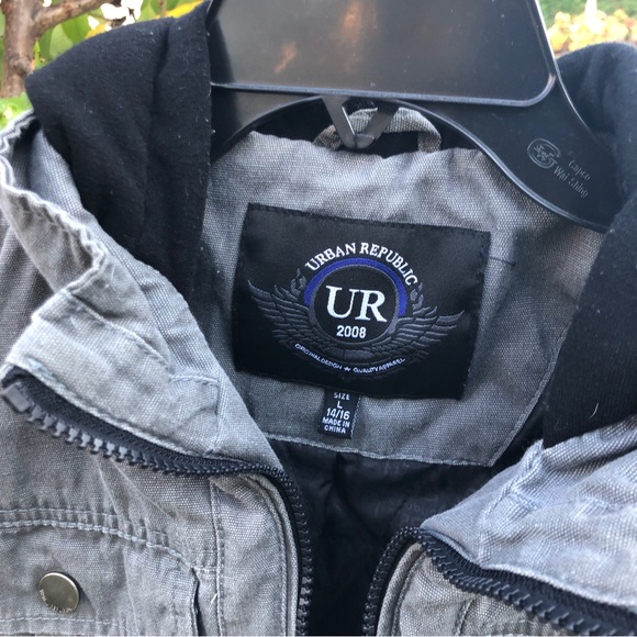 Urban Republic Hooded Jacket - Picture 3 of 7